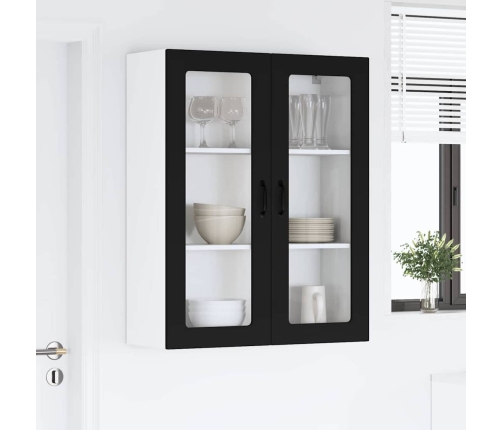 Virtuves Sienas Skapītis Ar Plauktu Melna 80 X 31 X 100 Cm Vidaxl