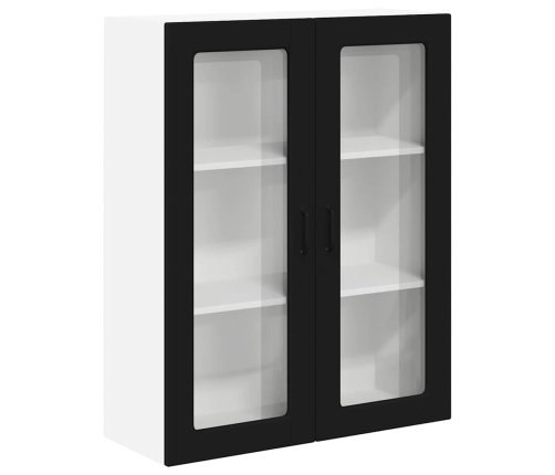 Virtuves Sienas Skapītis Ar Plauktu Melna 80 X 31 X 100 Cm Vidaxl