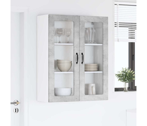 Virtuves Sienas Skapītis Betona Pelēks 80 X 31 X 100 Cm Vidaxl