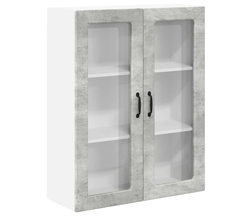 Virtuves Sienas Skapītis Betona Pelēks 80 X 31 X 100 Cm Vidaxl