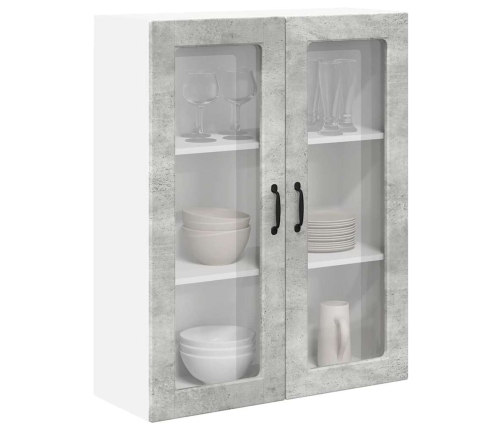 Virtuves Sienas Skapītis Betona Pelēks 80 X 31 X 100 Cm Vidaxl