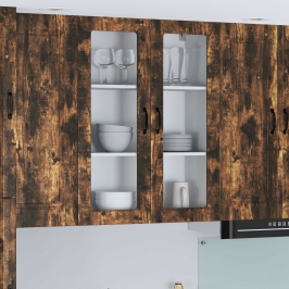 Virtuves Sienas Skapītis Dūmaka Ozols 80 X 31 X 100 Cm Vidaxl