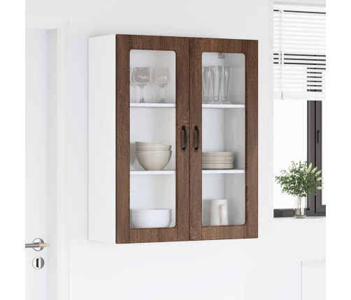 Virtuves Sienas Skapītis Ar Durvīm Brūns Ozols 80 X 31 X 100 Cm Vidaxl