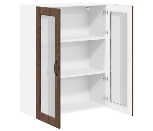 Virtuves Sienas Skapītis Ar Durvīm Brūns Ozols 80 X 31 X 100 Cm Vidaxl