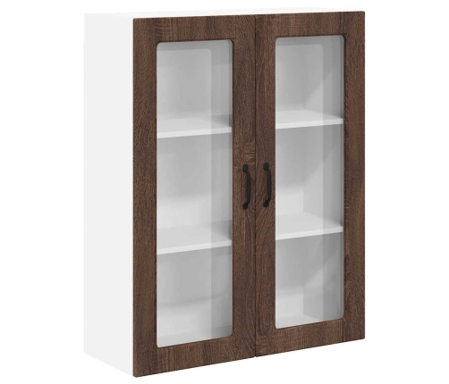 Virtuves Sienas Skapītis Ar Durvīm Brūns Ozols 80 X 31 X 100 Cm Vidaxl
