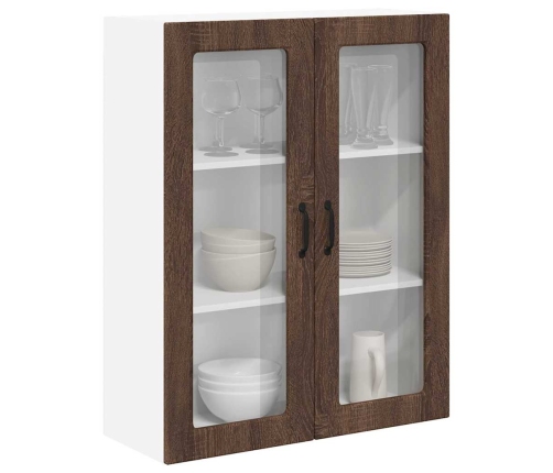 Virtuves Sienas Skapītis Ar Durvīm Brūns Ozols 80 X 31 X 100 Cm Vidaxl