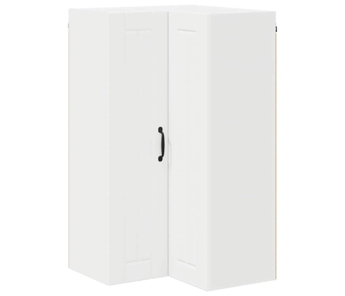 Virtuves Sienas Skapītis Ar Plauktu Balts 57 X 57 X 100 Cm Vidaxl