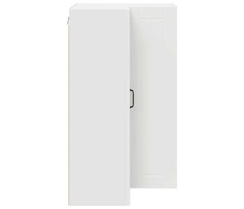 Virtuves Sienas Skapītis Ar Plauktu Balts 57 X 57 X 100 Cm Vidaxl