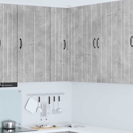 Virtuves Sienas Skapītis Betona Pelēks 57 X 57 X 100 Cm Vidaxl