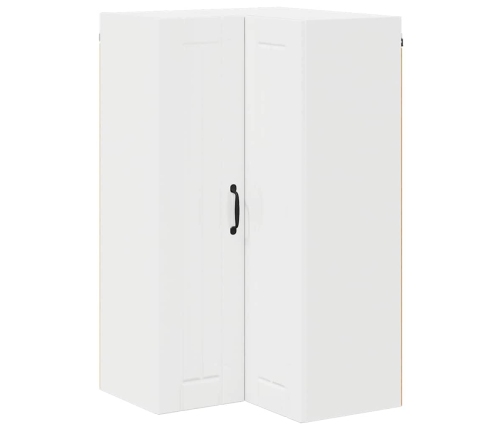 Virtuves Sienas Skapītis Ar Plauktu Augsta Spīduma Baltā Krāsa Vidaxl