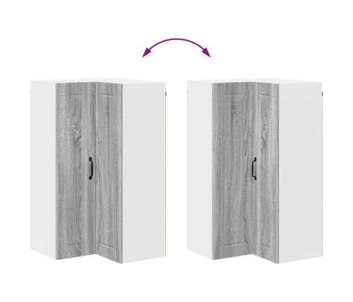 Virtuves Sienas Skapītis Pelēks Sonoma 57 X 57 X 100 Cm Vidaxl