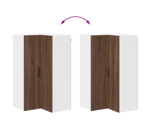 Virtuves Sienas Skapītis Brūns Ozols 57 X 57 X 100 Cm Vidaxl