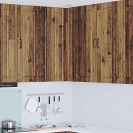 Virtuves Sienas Skapītis Ar Plauktu Vecs Koks 57 X 57 X 100 Cm Vidaxl