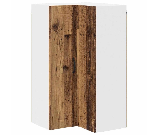 Virtuves Sienas Skapītis Ar Plauktu Vecs Koks 57 X 57 X 100 Cm Vidaxl