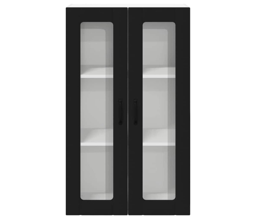 Virtuves Sienas Skapītis Ar Plauktu Melna 60 X 31 X 100 Cm Vidaxl