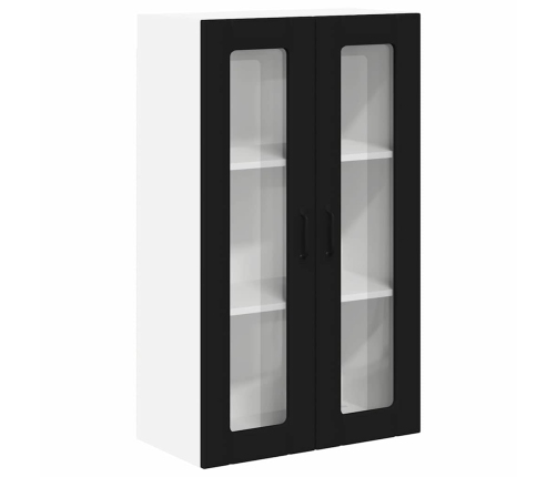 Virtuves Sienas Skapītis Ar Plauktu Melna 60 X 31 X 100 Cm Vidaxl