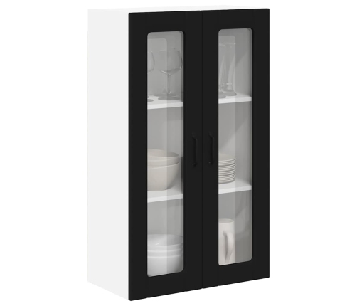 Virtuves Sienas Skapītis Ar Plauktu Melna 60 X 31 X 100 Cm Vidaxl