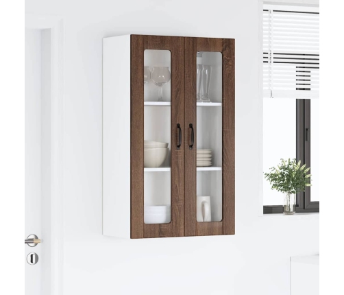 Virtuves Sienas Skapītis Ar Durvīm Brūns Ozols 60 X 31 X 100 Cm Vidaxl