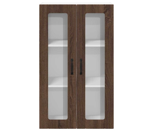 Virtuves Sienas Skapītis Ar Durvīm Brūns Ozols 60 X 31 X 100 Cm Vidaxl