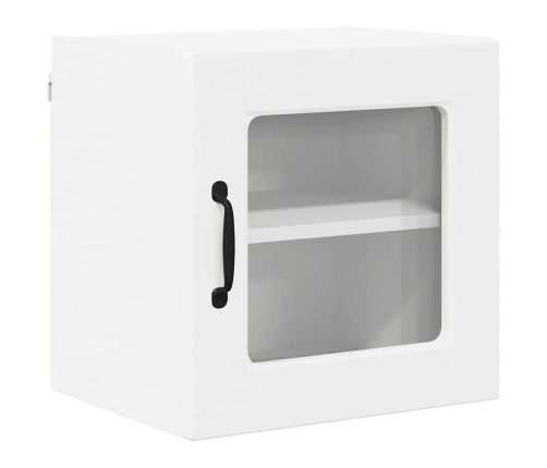 Virtuves Sienas Skapītis Ar Plauktu Balts 40 X 31 X 40 Cm Vidaxl