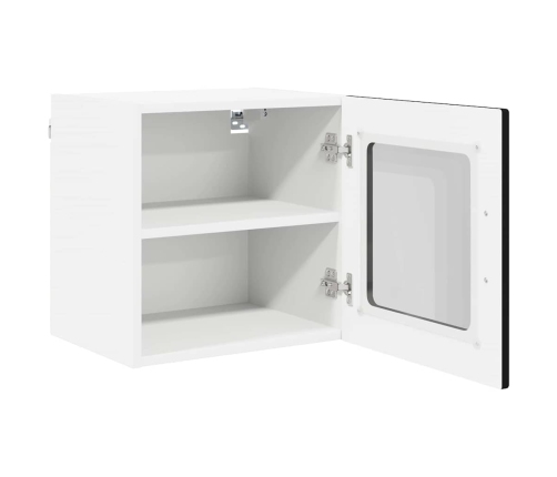 Virtuves Sienas Skapītis Ar Plauktu Melna 40 X 31 X 40 Cm Vidaxl