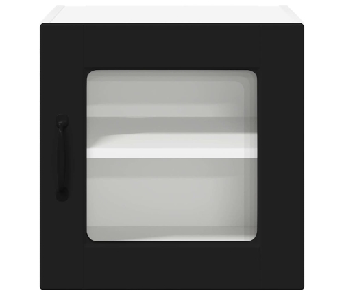 Virtuves Sienas Skapītis Ar Plauktu Melna 40 X 31 X 40 Cm Vidaxl