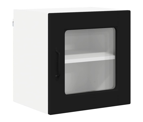 Virtuves Sienas Skapītis Ar Plauktu 2 Pcs Melna 40 X 31 X 40 Cm Vidaxl