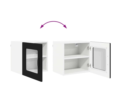 Virtuves Sienas Skapītis Ar Plauktu 2 Pcs Melna 40 X 31 X 40 Cm Vidaxl