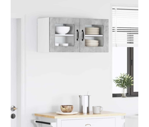 Virtuves Sienas Skapītis Betona Pelēks 40 X 31 X 40 Cm Vidaxl