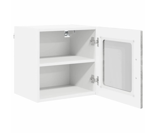 Virtuves Sienas Skapītis 2 Pcs Betona Pelēks 40 X 31 X 40 Cm Vidaxl