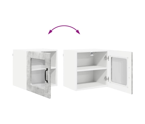 Virtuves Sienas Skapītis 2 Pcs Betona Pelēks 40 X 31 X 40 Cm Vidaxl