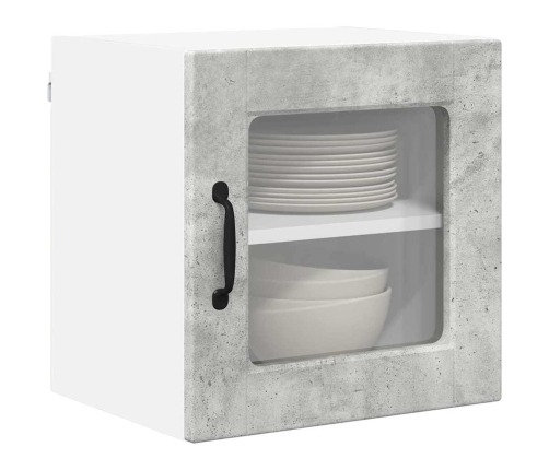 Virtuves Sienas Skapītis 2 Pcs Betona Pelēks 40 X 31 X 40 Cm Vidaxl