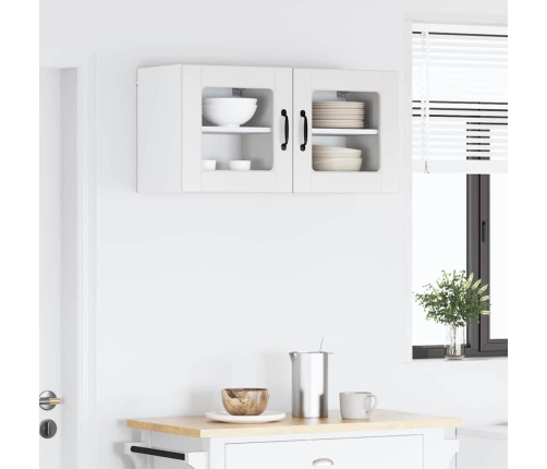 Virtuves Sienas Skapītis Ar Plauktu Augsta Spīduma Baltā Krāsa Vidaxl