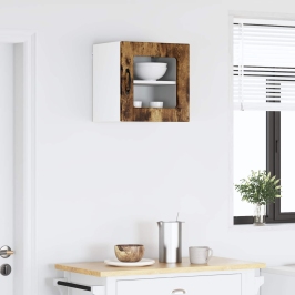 Virtuves Sienas Skapītis Ar Durvīm Dūmaka Ozols 40 X 31 X 40 Cm Vidaxl