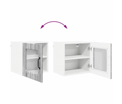 Virtuves Sienas Skapītis 2 Pcs Pelēks Sonoma 40 X 31 X 40 Cm Vidaxl