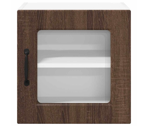 Virtuves Sienas Skapītis 2 Pcs Brūns Ozols 40 X 31 X 40 Cm Vidaxl