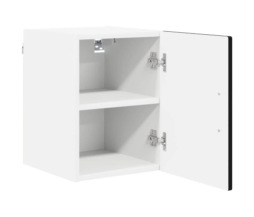 Virtuves Sienas Skapītis Ar Plauktu 2 Pcs Melna 30 X 31 X 40 Cm Vidaxl