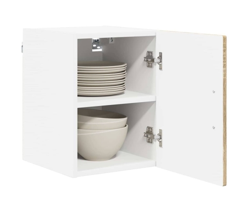 Virtuves Sienas Skapītis 2 Pcs Sonoma Ozols 30 X 31 X 40 Cm Vidaxl