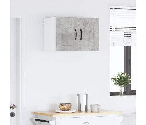 Virtuves Sienas Skapītis 2 Pcs Betona Pelēks 30 X 31 X 40 Cm Vidaxl