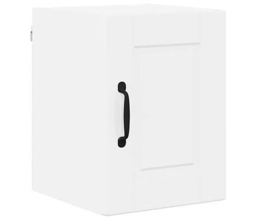 Virtuves Sienas Skapītis 2 Pcs Augsta Spīduma Baltā Krāsa Vidaxl