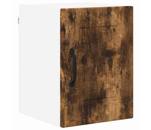 Virtuves Sienas Skapītis 2 Pcs Dūmaka Ozols 30 X 31 X 40 Cm Vidaxl