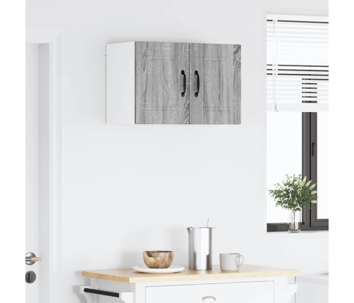 Virtuves Sienas Skapītis 2 Pcs Pelēks Sonoma 30 X 31 X 40 Cm Vidaxl