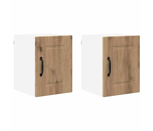 Virtuves Sienas Skapītis 2 Pcs Artisānā Ozols 30 X 31 X 40 Cm Vidaxl