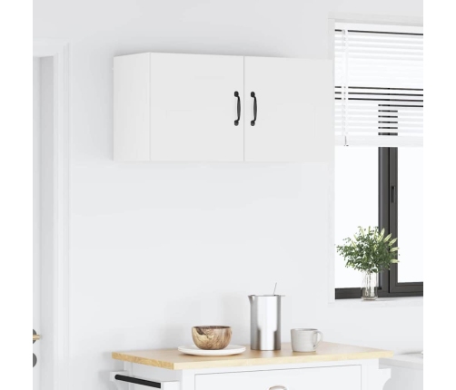 Virtuves Sienas Skapītis Ar Plauktu 2 Pcs Balts 40 X 31 X 40 Cm Vidaxl