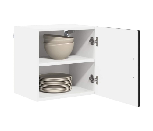 Virtuves Sienas Skapītis Ar Plauktu 2 Pcs Melna 40 X 31 X 40 Cm Vidaxl