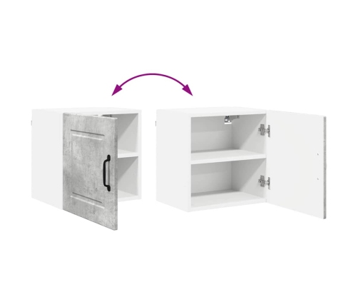 Virtuves Sienas Skapītis 2 Pcs Betona Pelēks 40 X 31 X 40 Cm Vidaxl