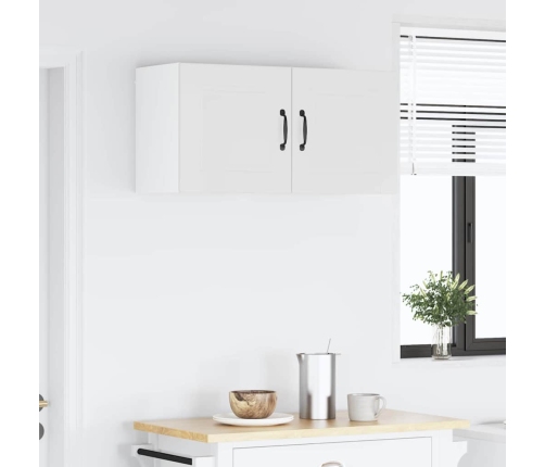 Virtuves Sienas Skapītis 2 Pcs Augsta Spīduma Baltā Krāsa Vidaxl