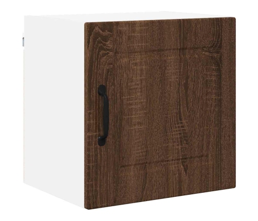 Virtuves Sienas Skapītis 2 Pcs Brūns Ozols 40 X 31 X 40 Cm Vidaxl