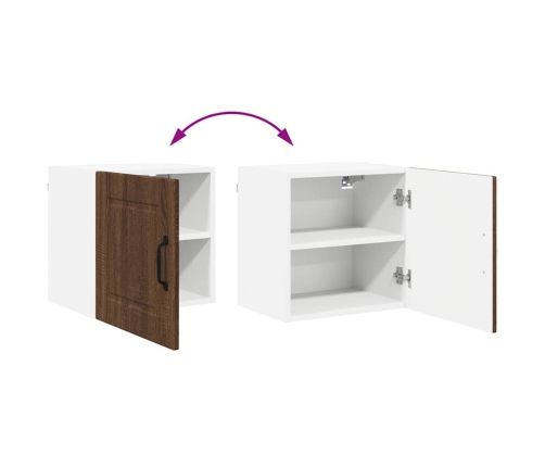 Virtuves Sienas Skapītis 2 Pcs Brūns Ozols 40 X 31 X 40 Cm Vidaxl