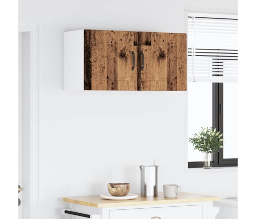 Virtuves Sienas Skapītis Ar Plauktu Vecs Koks 40 X 31 X 40 Cm Vidaxl